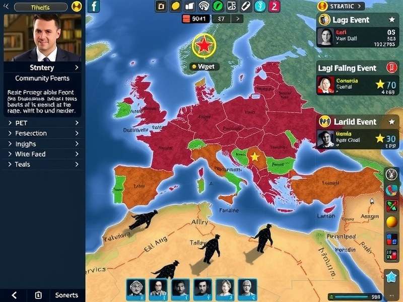 Long Distance Dominator gameplay screenshot showing strategic interface